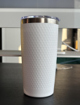 China to USA Sea freight 28 Days 20oz Golf dimple tumbler with magnetic lid Blank Powder Coated Stainless Steel Vacuum Tumbler, Suitable for Laser Engraving & UV Printing