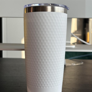 China to USA Sea freight 28 Days 20oz Golf dimple tumbler with magnetic lid Blank Powder Coated Stainless Steel Vacuum Tumbler, Suitable for Laser Engraving & UV Printing
