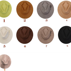 China to USA Sea freight 28 Days Wide 56-58CM Brim Vegan Suede Hat(arrow shape) Laser & Hand Engravable Blank Vegan Suede Hats