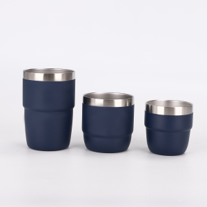 China to USA Sea freight 28 Days 4oz No Lid Stackable tumblers / 6oz Stackable tumblers with Magnetic Lid and 8oz Stackable tumblers with Magnetic Lid