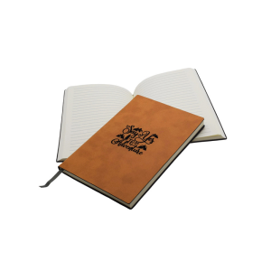 China to USA Sea freight 28 Days A5 PU pages lined leather notebook Blank Leather Laser Engraving & UV Printable, In Stock Wholesale