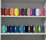 China to USA Sea freight 28 Days 20o Coffee tumbler with Slide lid Blank vacuum insulated powder-coated stainless steel tumblers are suitable for laser engraving.