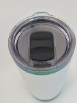 China to USA Sea freight 28 Days 20oz Green mirror plated coffee tumblers with magnetic lids Blank Cold Powder Coated Vacuum Stainless Steel Tumbler, Laser Engravable & UV Printable