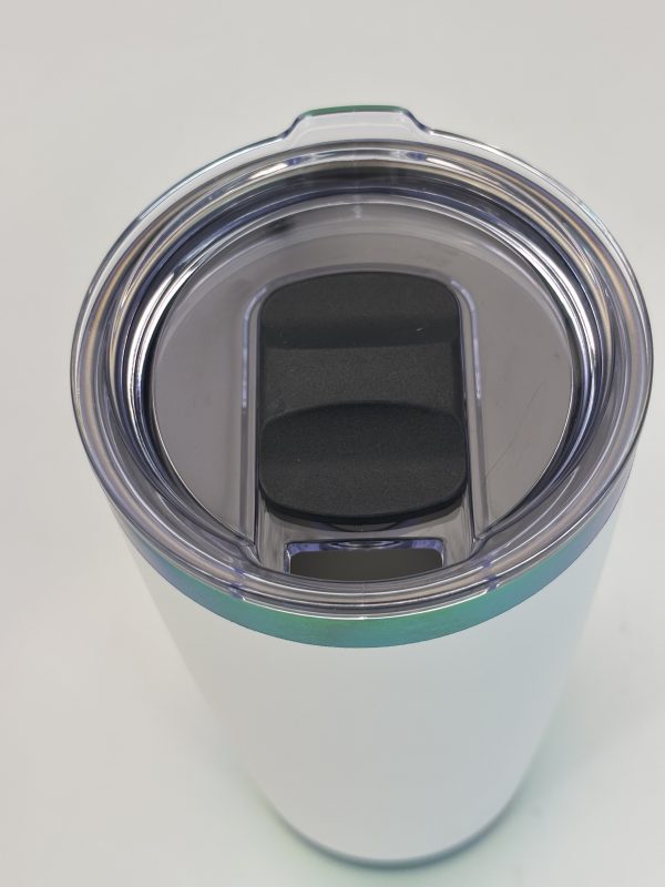 China to USA Sea freight 28 Days 20oz Green mirror plated coffee tumblers with magnetic lids Blank Cold Powder Coated Vacuum Stainless Steel Tumbler, Laser Engravable & UV Printable