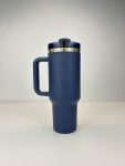 China to USA Sea freight 28 Days 40oz tumbler with handle H2.0 Blank Vacuum Tumbler Laser Engravable Powder Coat