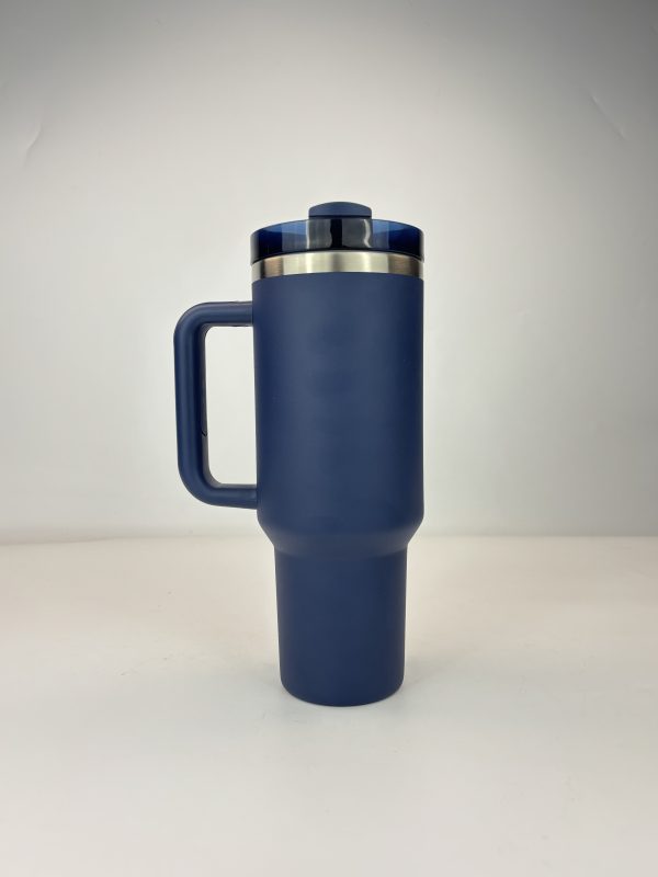 China to USA Sea freight 28 Days 40oz tumbler with handle H2.0 Blank Vacuum Tumbler Laser Engravable Powder Coat