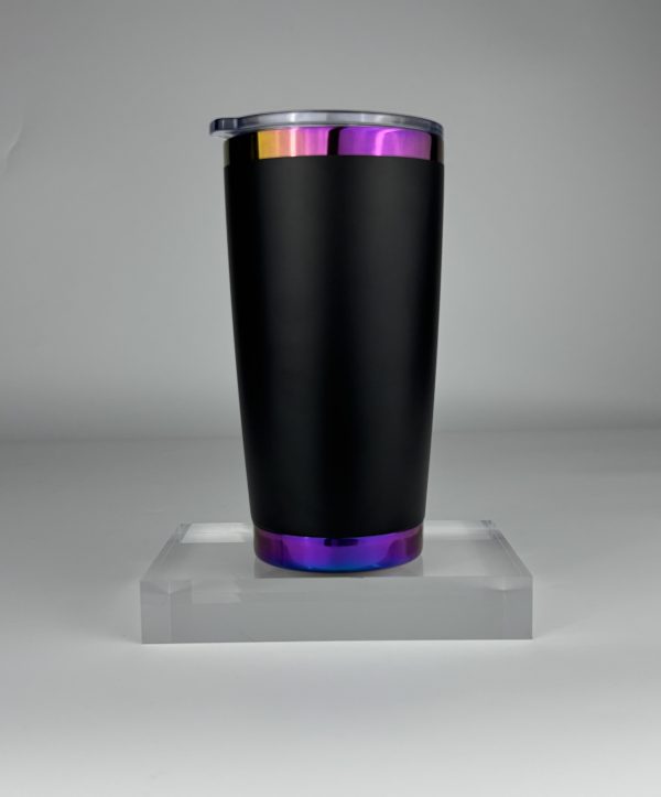 China to USA Sea freight 28 Days 20oz Purple mirror plated with magentic lids Blank vacuum-insulated powder coated stainless steel tumblers work great for laser engraving.