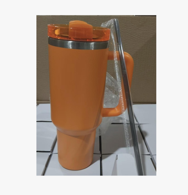 China to USA Sea freight 28 Days 40oz tumbler with handle H2.0 Blank Vacuum Tumbler Laser Engravable Powder Coat