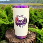 China to USA Sea freight 28 Days 20oz Purple mirror plated with magentic lids Blank vacuum-insulated powder coated stainless steel tumblers work great for laser engraving.