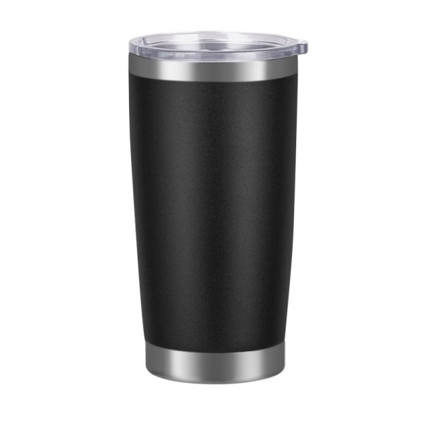 (25 Pcs) US Warehouse 2-7 days 20oz Blank Laser Engravable Tumblers with Magnetic Lids, Powder Coated Insulated Sports Coffee Cups, 25 Pack Per Carton