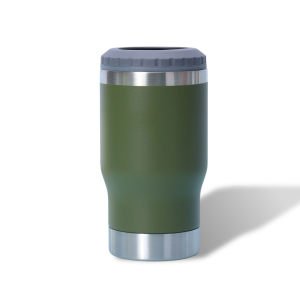 China to USA Sea freight 28 Days 14oz 2lids 4in1 botto with a opener can coolers Blank Powder Coated Vacuum Cooler Tumbler Laser Engraving