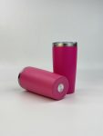China to USA Sea freight 28 Days 20oz Golf dimple tumbler with magnetic lid Blank Powder Coated Stainless Steel Vacuum Tumbler, Suitable for Laser Engraving & UV Printing