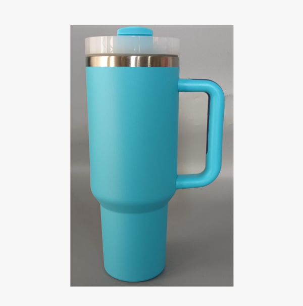 China to USA Sea freight 28 Days 40oz tumbler with handle H2.0 Blank Vacuum Tumbler Laser Engravable Powder Coat