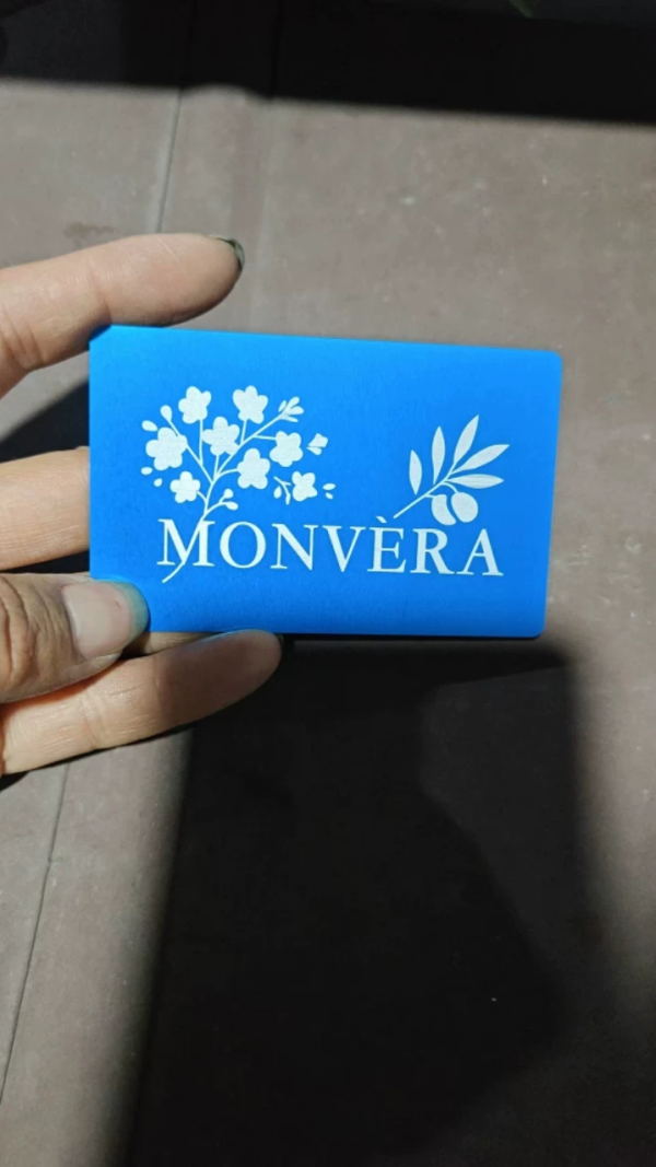 China to USA Sea freight 28 Days 86*54*0.45CM Business name card Blank Laser Engraving Aluminum Metal Business Cards