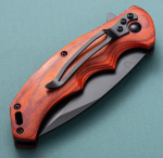 China to USA Sea freight 28 Days Rosewood Mini Knife High Hardness Multi-Functional Mini Folding Knife with Solid Wood Handle, Portable for Camping Laser Engraving