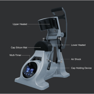 China to USA Sea freight 28 Days Dual heated cap press machine laser Alignment +3 hat pads