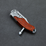 China to USA Sea freight 28 Days High Hardness Multi-functional Folding Pocket Knife with LED Flashlight, Portable Outdoor Survival Hunting Knife