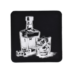 China to USA FedEx 9 days Blank PU anti-slip leather coasters, square and round, 100x100mm Wholesale mixed colors perfect for Laser engraving