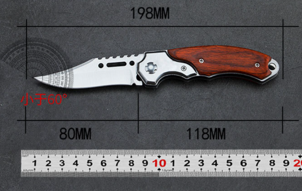 China to USA Sea freight 28 Days High Hardness Multi-functional Folding Pocket Knife with LED Flashlight, Portable Outdoor Survival Hunting Knife
