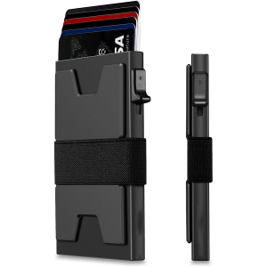 China to USA FedEx 9 days Aluminum popup wallets with regular boxes Aluminum Alloy Blank Wallets for Laser Engraving