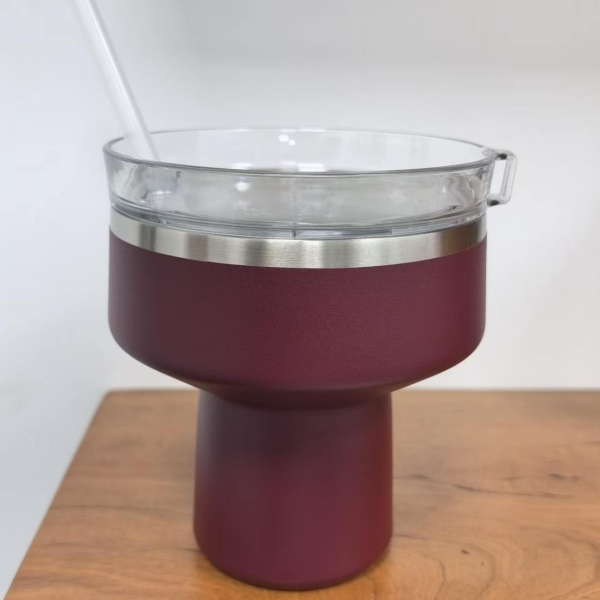 China to USA Sea freight 28 Days 16oz Insulated MargSip Stainless Steel Cocktail Tumbler With Lid With Straw Powder Coated Vacuum Insulated Stainless Steel Coupe Cocktail Glasses Laser Engravable Stemmed Tumblers