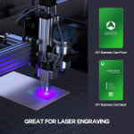China to USA Sea freight 28 Days 86*54*0.45CM Business name card Blank Laser Engraving Aluminum Metal Business Cards