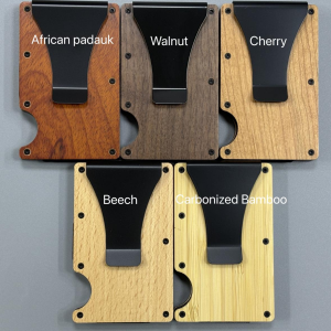 China to USA FedEx 9 days Wood wallet with regular box Wood wallet with regular box