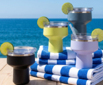China to USA Sea freight 28 Days 16oz Insulated MargSip Stainless Steel Cocktail Tumbler With Lid With Straw Powder Coated Vacuum Insulated Stainless Steel Coupe Cocktail Glasses Laser Engravable Stemmed Tumblers