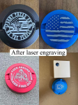 China to USA FedEx 9 days With opener Knurled Side Aluminum Round Snuff Container Blank metal tins perfect for laser engraving.