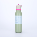 China to USA Sea freight 28 Days 18oz / 24oz 2-in-1 Stainless Steel Vacuum Water Bottle, Powder Coated Dual Lid Owala Style Tumbler with Carry Handle, Great for Laser Engraving