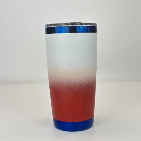 (25pcs)US Warehouse 2-7 Days 20oz Blue mirror plated with magnetic lids stainless steel vacuum powder coated sports tumbler, ideal for laser engraving