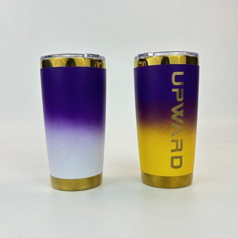 China to USA Sea freight 28 Days 20oz Gold mirror plated with magnetic lids Stainless Steel Vacuum Insulated Blank Tumblers, Suitable for Laser Engraving