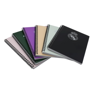 China to USA Sea freight 28 Days A5 Spiral Notebook with Blank Cardstock Cover, Laser Engravable, In Stock